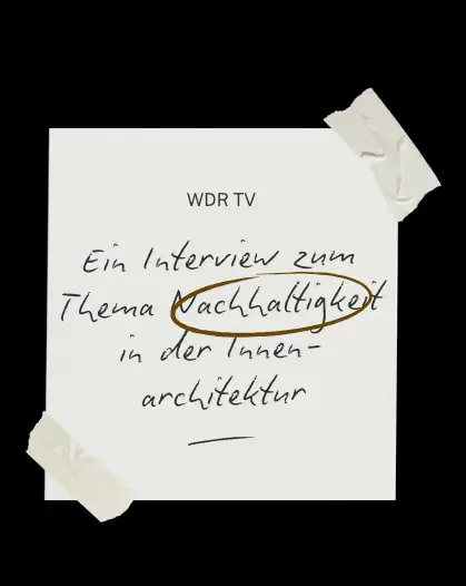 Interview Nachhaltigkeit Innenarchitektur mit Lisa Prüßner-Schneider